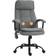 Vinsetto 2-Point Massage Grey Office Chair 121cm