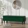 Rosdorf Park Ethier Velvet Upholstered Green Settee Bench 126x46cm