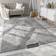 Paco Home Fluffy Shaggy Grau 60x90cm