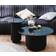 Nordal Erie Black Coffee Table 90cm