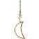 Stine A Bella Moon Earring - Gold/Pearl