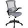 Flash Furniture High-Back Dark Grey Mesh Kontorsstol 104.8cm