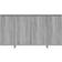 vidaXL Engineered Wood Grey Sonoma Buffet 135x75cm