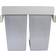 Kukoo Soft Close Pull Out Waste Bin 2-pack 45L