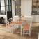 Homcom Modern White Dining Set 25.5x42.5" 5