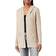 Vero Moda Damen VMDOFFY LS Open Hood Cardigan GA NOOS Pullover, Sepia Tint/Detail:Melange