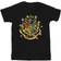 Harry Potter Christmas Crest Cotton T-shirt - Black