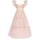 Milla Misty Rose Ruffled Tulle Midi Dress