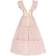 Milla Misty Rose Ruffled Tulle Midi Dress