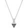 Swarovski Stilla Pendant Necklace - Silver/Black/Transparent