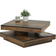 Apollo Rotating Old Wood Couchtisch 78x78cm