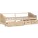 vidaXL Daybed with Drawers Brown Soffa 204cm 3-sits