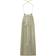 Milla Boudoir Silk Slip Dress - Olive