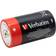 Verbatim D Alkaline Batteries 2-pack