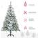 Homcom Snow Flocked Green Christmas Tree 152.4cm