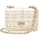 Aspinal of London Lottie Tweed Shoulder Bag - Ivory/Gold