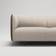 Decotique Urban Brown Leather/Beige Breeze Sofa 255cm 3 Seater