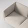 Decotique Urban Brown Leather/Beige Breeze Sofa 255cm 3 personers