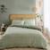 Catherine Lansfield Seersucker Duvet Cover Green (260x220cm)