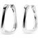 Jette Simple Hoop Earrings - Silver