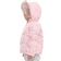 Rokka&Rolla Girl's Heavyweight Puffer Jacket Bubble Coat - Crystal Rose Silver Star