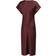 Neo Noir Lucinda Heavy Sateen Dress - Burgundy