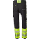 Helly Hansen 77471 ICU Hi Vis Construction Trousers - Yellow/Ebony