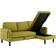 Reversible Sectional Sleeper Olive Sofa 72.4" 3 Seater