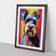 Marlow Home Co Schnauzer Pop Walnut Framed Art 46x64cm