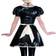 MINUSE Sexy French Maid Latex Dress with Apron