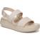 Naturalizer Coast Platform Sandals Porcelain Faux Leather