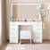 YitaHome Vanity White Dressing Table 15.7x46"