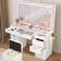 YitaHome Vanity White Dressing Table 15.7x46"