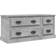 vidaXL Engineered Wood Concrete Grey Mueble de TV 100x45cm