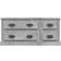 vidaXL Engineered Wood Concrete Grey TV-bänk 100x45cm