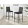 Furniturebox Modern Valera Black Bar Stool 97cm 2pcs