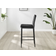 Furniturebox Modern Valera Black Bar Stool 97cm 2pcs