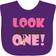 Inktastic Look Who is One Owl Baby Bib