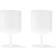 ferm LIVING Set Ripple frosted Weißweinglas 2Stk.