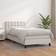 vidaXL Artificial Leather Kontinentalsäng 90x200cm
