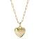 Ana Luisa Lev Puffed Heart Necklace - Gold