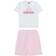 adidas Kid's Sportswear Essentials T-shirt & Short Set - White/Multicolor