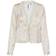 Vero Moda Sally Floral Tie Front Satin Top - White Swan Aop Sally