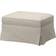 IKEA Ektorp Kilanda Light Beige Fotpall 25cm