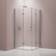 Bernstein Mampara De Ducha De Esquina EX213 80 x 80 x 195 cm 800x800x1950mm