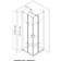 Bernstein Mampara De Ducha De Esquina EX213 80 x 80 x 195 cm 800x800x1950mm