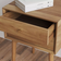 Nathan James Harper Acacia Brown Bedside Table 39.9x39.9cm