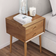 Nathan James Harper Acacia Brown Bedside Table 15.7x15.7"