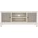 Safavieh Ryder Media Distrssed White / Greige TV Bench 47.5x20"