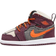 NIKE Jordan 1 Mid SE TD - Night Maroon/Black/White/Total Orange